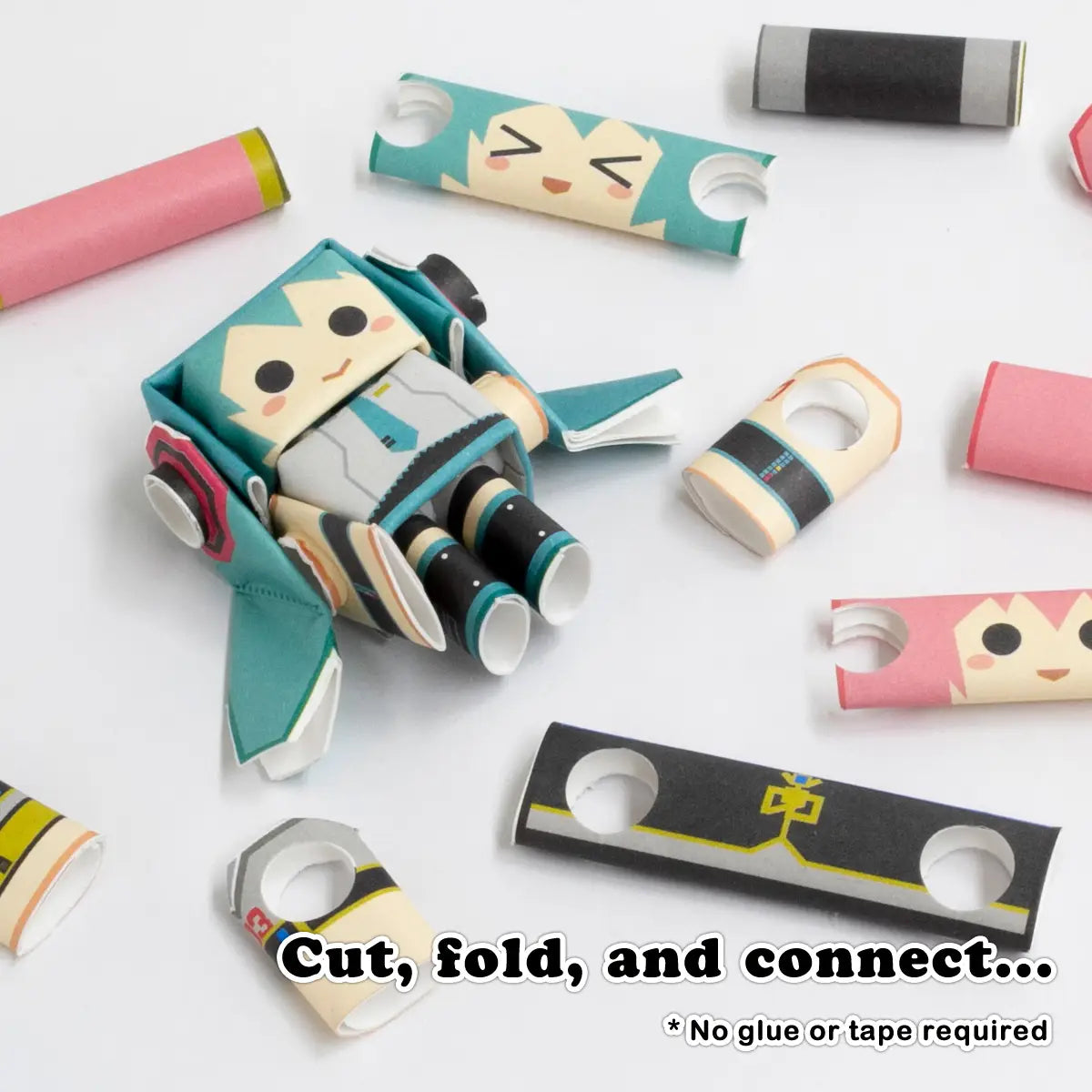 Piperoid Hatsune Miku Series Miku & Luka - Paper Craft Robot