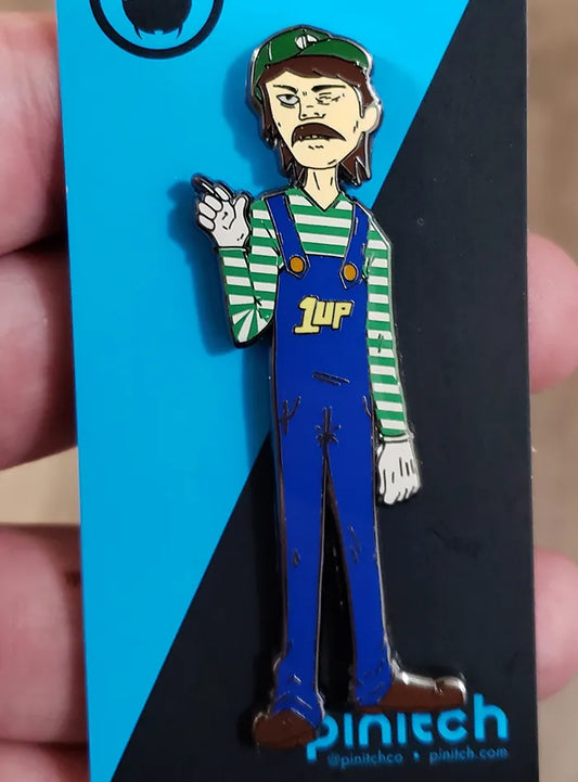Luigi Comes Today pin