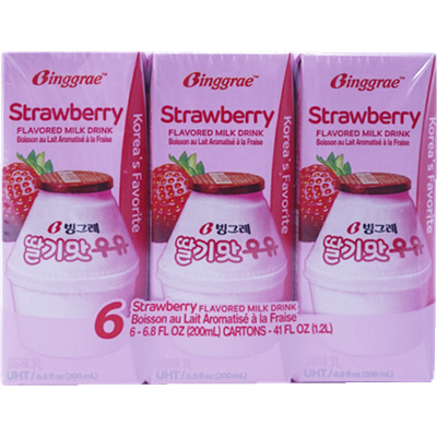 Binggrae, Strawberry Flavored Milk