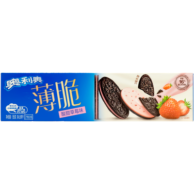 OREO Crispy Thin Biscuits Strawberry Flavor