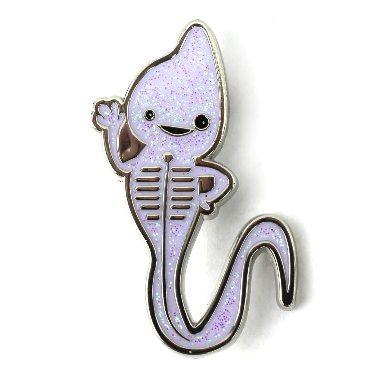 Sperm Sparkly Enamel Lapel Pin