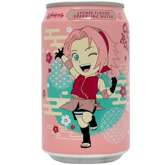 OCEAN BOMB Naruto Shippuden Lychee Flavor Soda