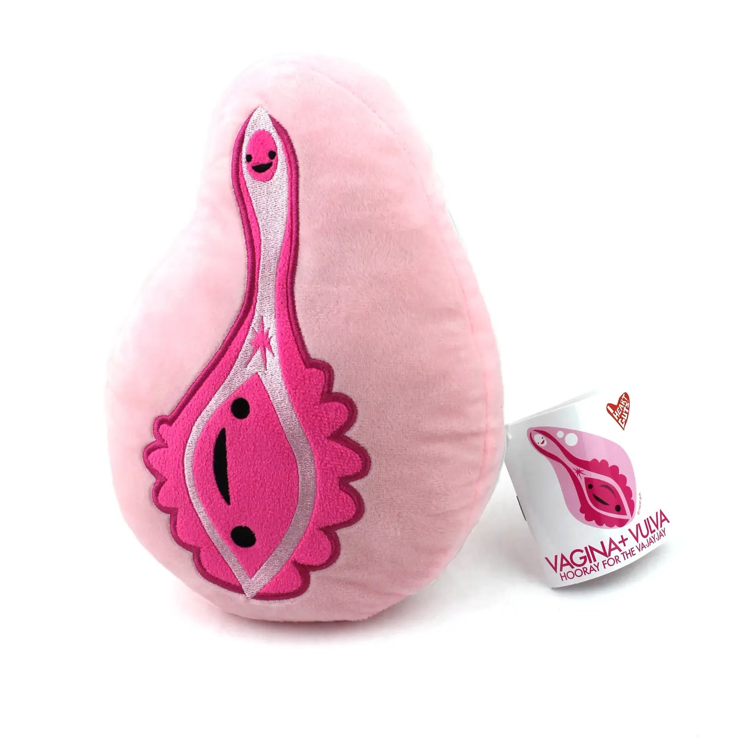 Vulva+Vagina Zip Pouch Plush - Yay For the Va-Jay-Jay