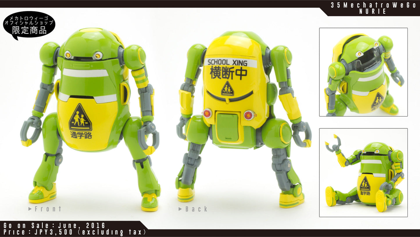 Mechatro 35 WeGo Crossing Guard Nurie 10cm Robot Action Figure