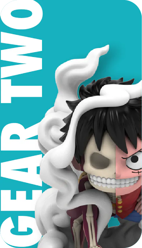 FREENY'S HIDDEN DISSECTIBLES: ONE PIECE (LUFFY’S GEARS EDITION)