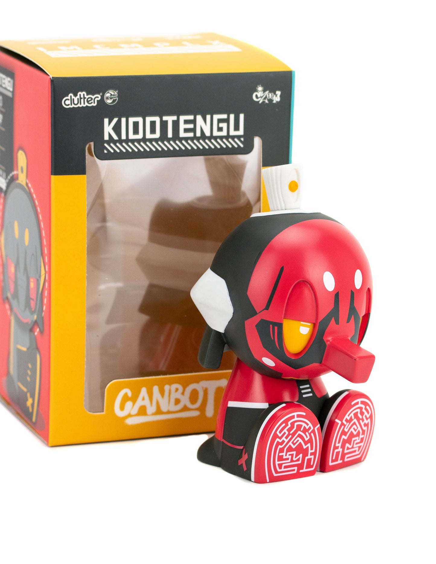 Kidd Tengu Red 5oz Canbot by Bryan Lie AKA IMCMPLX x Clutter