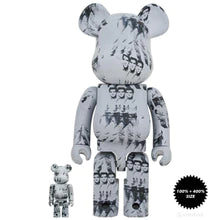 Andy Warhol Elvis Presley 100% + 400% Bearbrick Set by Medicom Toy