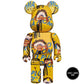 Andy Warhol x Jean-Michel Basquiat #3 100% + 400% Bearbrick Set by Medicom Toy