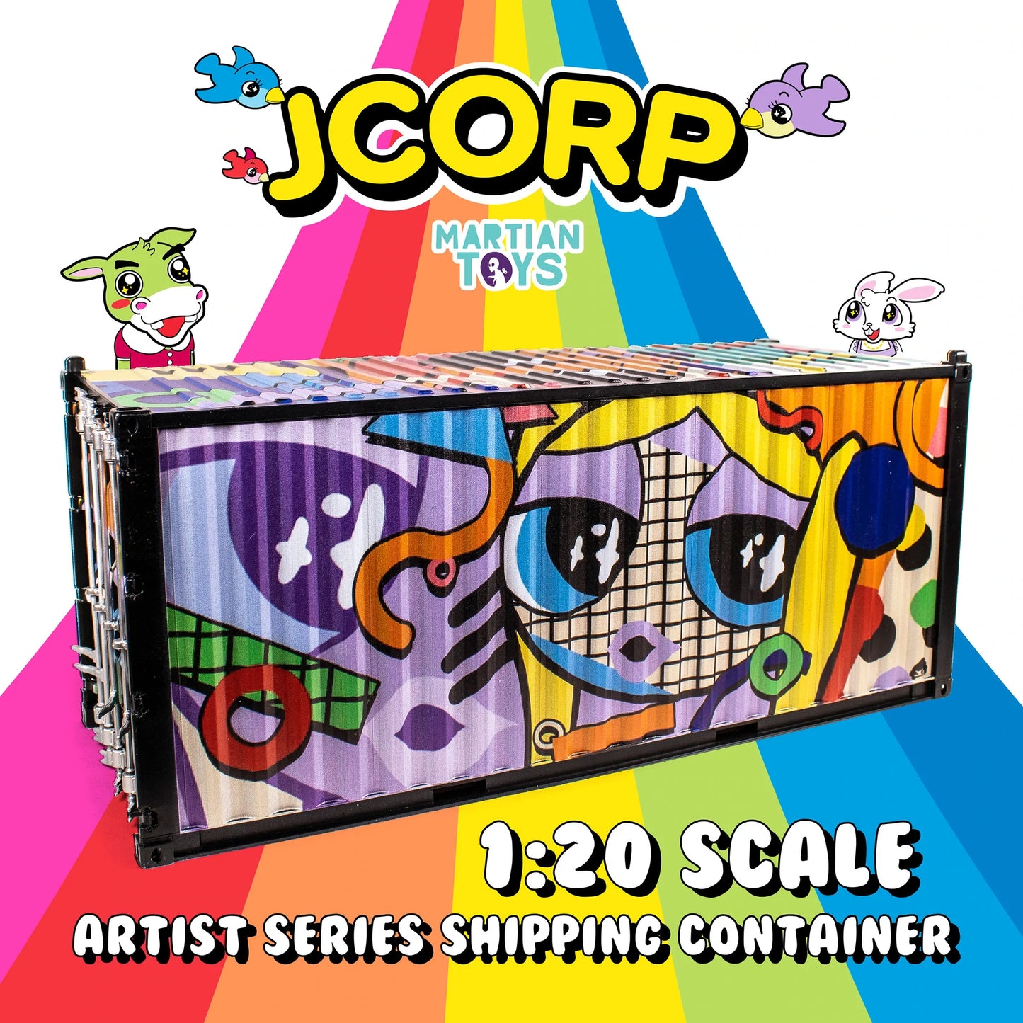 NYCC 2021 - Container "KaPOW Puff Girls" by JCORP x Martian Toys