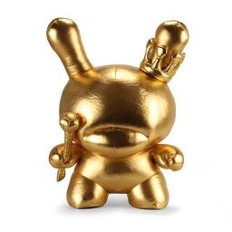 Dunny Plushie 20-inch Gold, Tristan Eaton, Kidrobot